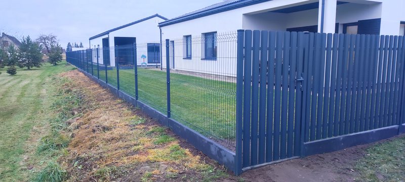 Vartų, vartelių ir tvoros komplektas — Ironix montavimas, Lietuva